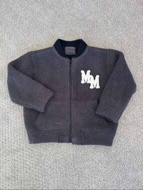 Barefoot Dreams Disney Charcoal Black CozyChoc Zip Jacket
